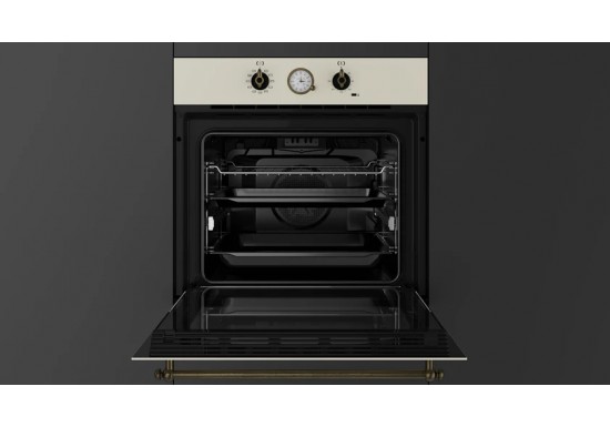 Мултифункционална фурна HRB 6300 ванилия / месинг