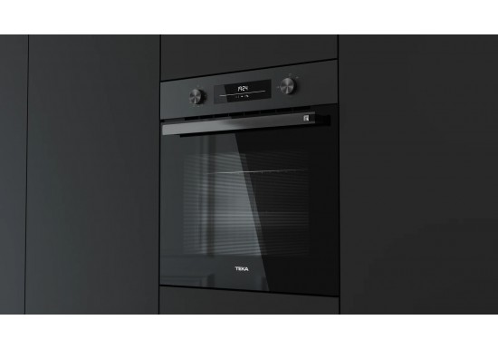 Пиролитична мултифункционална фурна NEO HSB 6350 P FBK черна, с 10 функции, CHEF програми + DualClean
