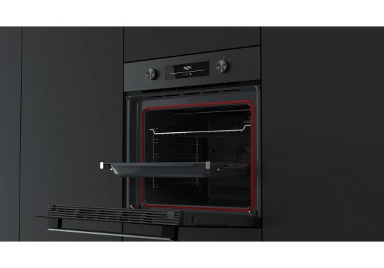 Пиролитична мултифункционална фурна NEO HSB 6350 P FBK черна, с 10 функции, CHEF програми + DualClean