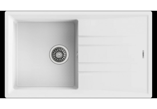 Гранитна мивка Stone 50 B-TG БЯЛА