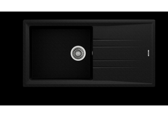 Гранитна мивка Stone 60 L-TG ЧЕРЕН МЕТАЛИК
