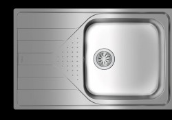 Иноксова мивка за вграждане Universe 50 T-XP 1B 1D MAX ГЛАДКА