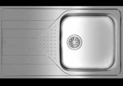Иноксова мивка за вграждане Universe 50 T-XP 1B 1D PLUS