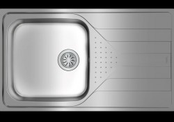 Иноксова мивка за вграждане Universe 50 T-XP 1B 1D PLUS