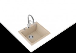 Гранитна мивка ForSquare 50.40 TG БЕЖОВА