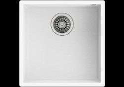 Подплотова гранитна мивка Square 40.40 TG БЯЛА