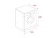 Свободностояща пералня със сушилня WDK 81050 WH, 10 кг / 7 кг