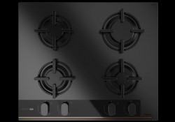 Газов плот със закалено стъкло GBC 64 Infinity G1 черен мат