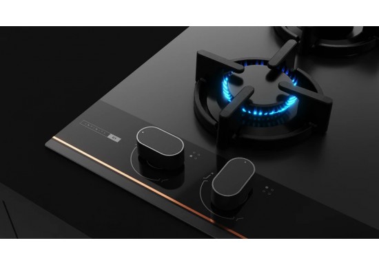 Газов плот със закалено стъкло GBC 64 Infinity G1 черен мат