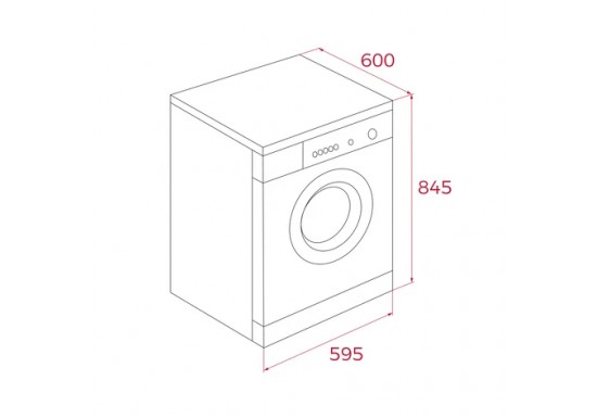 Свободностояща сушилня SHK 70840 WH, 8 кг